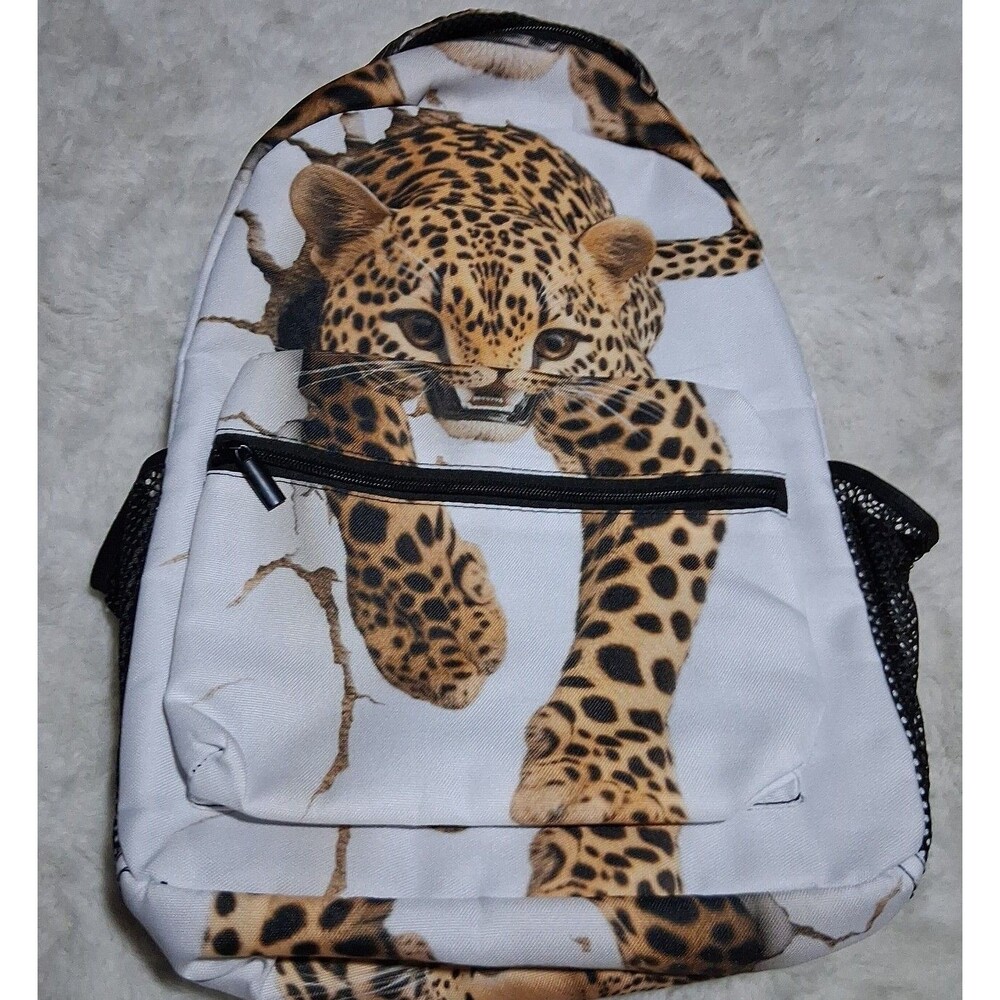 Leopard Print Backpack